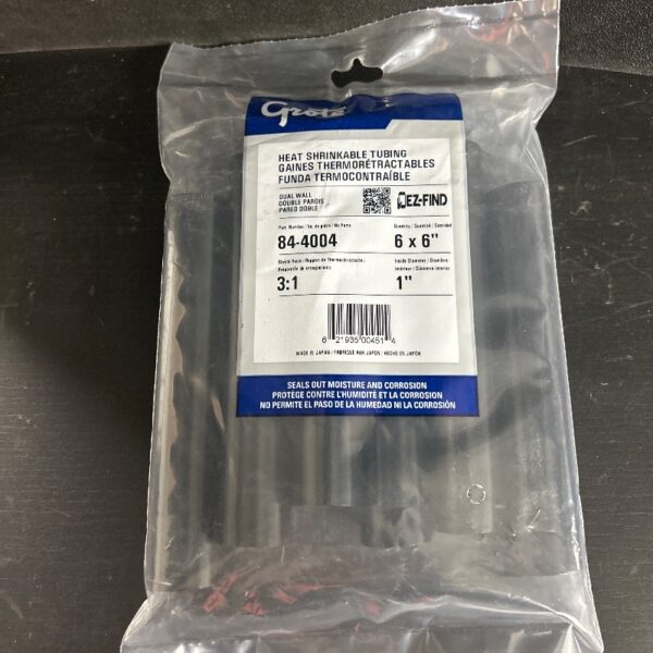 SHRINK / TUBE FONDANT 1PO X 6 PO (1-4/0GA) (PK 6)