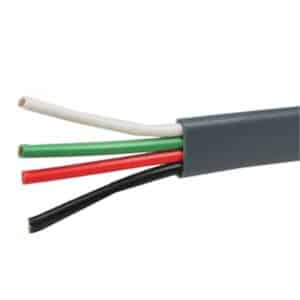 CABLE PLAT 4 BRINS (12GA) (VENDU AU POUCE)