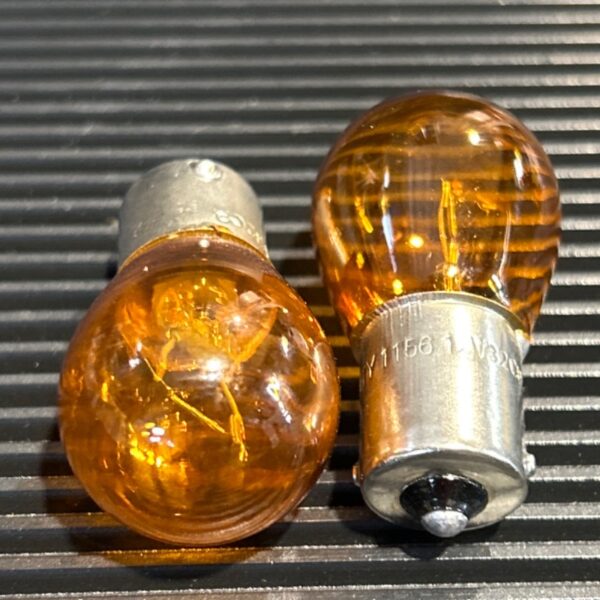 BULB 1 CONTACT 1156 AMBRE