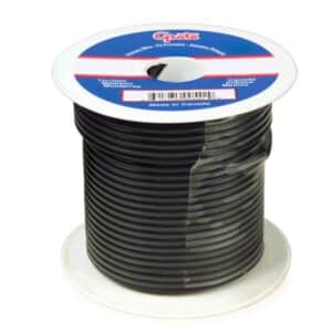 FIL ELECTRIQUE 8 GA NOIR (VENDU AU POUCE)