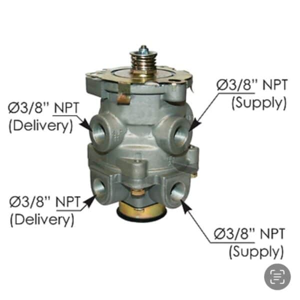FOOT VALVE E-6 VALVE DE FREINS