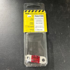 FUSE MID-BOLT ON 50 AMP ROUGE