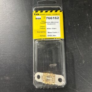 FUSE MID-BOLT ON 80 AMP BLANC