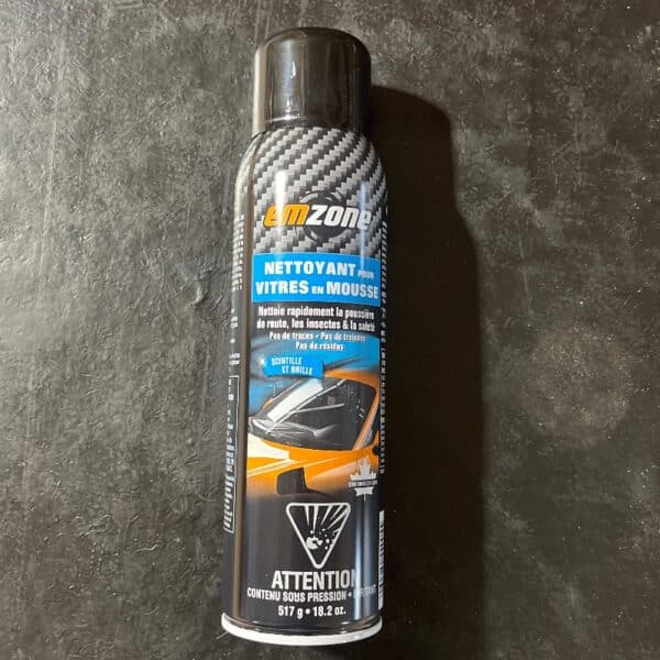 NETTOYEUR A VITRE MOUSSE 517G EMZONE AEROSOL