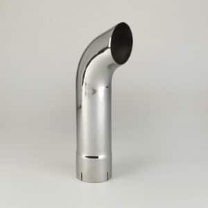 TUYAU COURBE / STACK PIPE 4 PO 1D X 18 PO CHROME