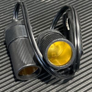 PRISE BRIQUET FEMELLE SORTIE DOUBLE 12 VOLTS