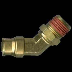 RACCORD CONNECTEUR RAPIDE 45 COUDE 1/4 T 1/4 MPT
