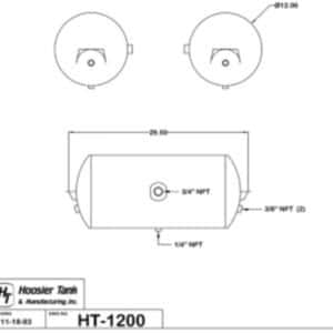 RESERVOIR A AIR 12 POUCES (REMORQUE)