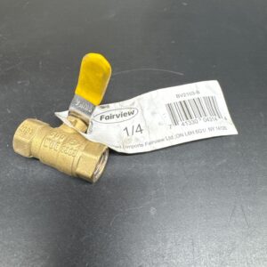 SHUT-OFF CK 1/4 FPT / RACCORD BALL VALVE