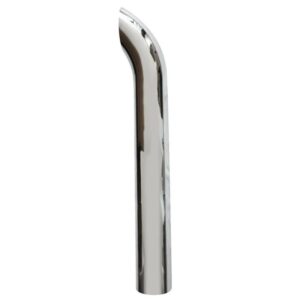 TUYAU COURBE / STACK PIPE 4 PO OD X 36 PO CHROME