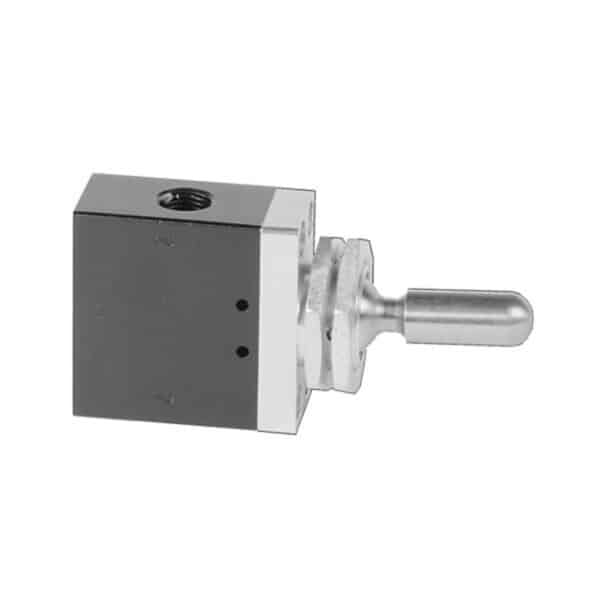 VALVE A AIR A BASCULE TOGGLE 3 PORTS