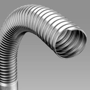 TUYAU FLEXIBLE 2-1/4 GALVANISE (VENDU AU PIED)