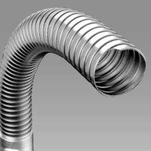 TUYAU SILENCIEUX FLEXIBLE 5 PO GALVANISE VENDU AU POUCES