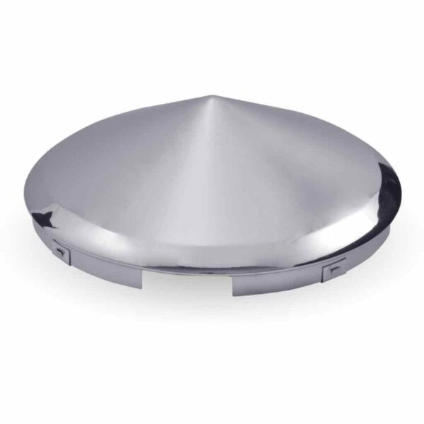 CAP ESSIEU CHROME CONIQUE AVANT  6 RAINURES