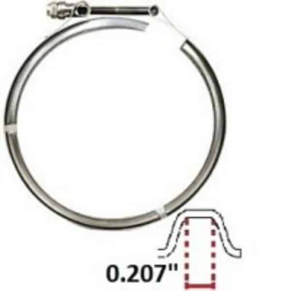 COLLET SERRAGE EN V 3 PO / EXHAUSTV-BAND CLAMP