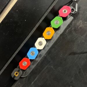 ENSEMBLE 7 NOZZLES MACHINE A PRESSION