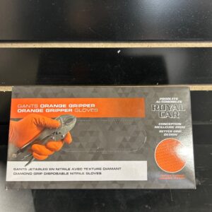 GANTS NITRILE ORANGE GRIP XX-LARGE