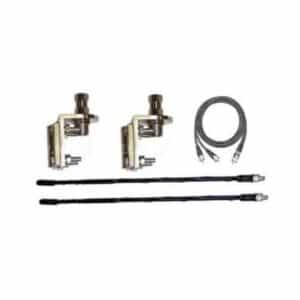 KIT ANTENNE DOUBLE 3 PIED BLANCHE