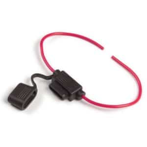 MINI FUSE HOLDER 20AMP 14GA AVEC CAPUCHON