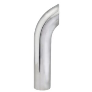 PIPE 5 POUCES X 24 POUCES TUYAU COURBE CHROME