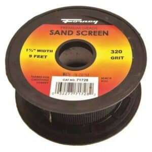 SANDING SCREEN 1.5''X9'X320 GRIT