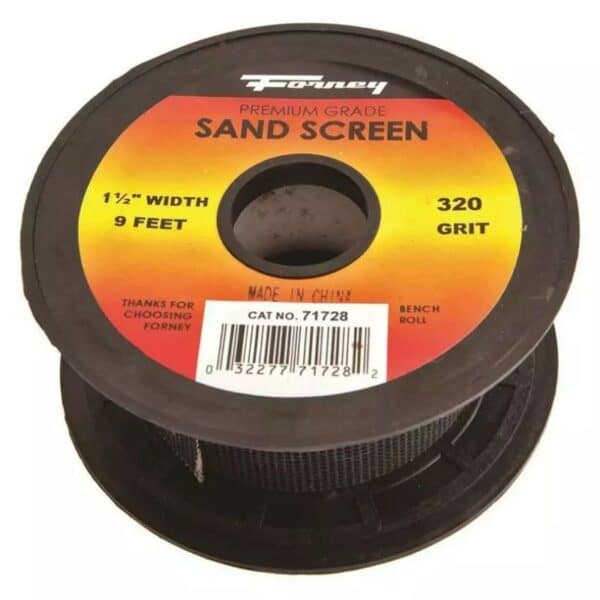 SANDING SCREEN 1.5''X9'X320 GRIT