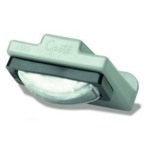 LUMIERE PLAQUE BOITIER GRIS 2-1/2 HALOGENE 12V