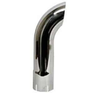 STACK PIPE 3 POUCES X 36 POUCES CHROME COURBE ID