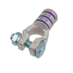 TERMINAL DROIT NEGATIF 3/0GA CRIMP/SOLDER