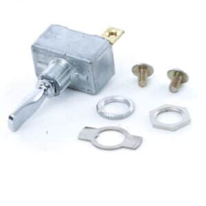 COMMUTATEUR/TOGGLE SWITCH 2 VIS 50A ON/OFF LEVIER NOIR