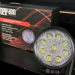 LUMIERE DE TRAVAIL 27 WATT 4" ROND (SPOT)