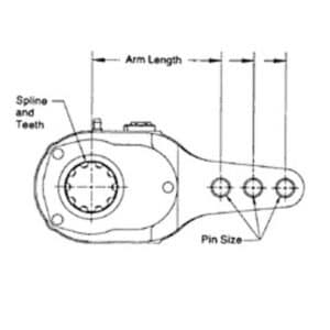 SLAQUE AJUSTEUR 4-5-6 PO X 1-1/4 X 10 SPLINES