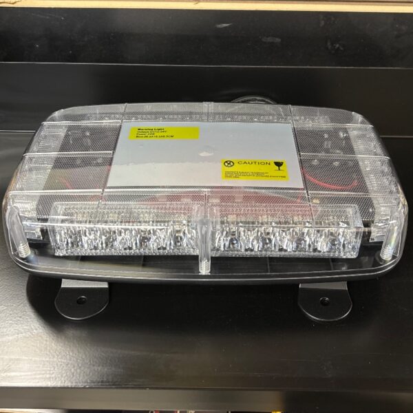 STROBE 12 PO AMBRE W/BRACKET MONTAGE  (LENS TRANSPARENTE)