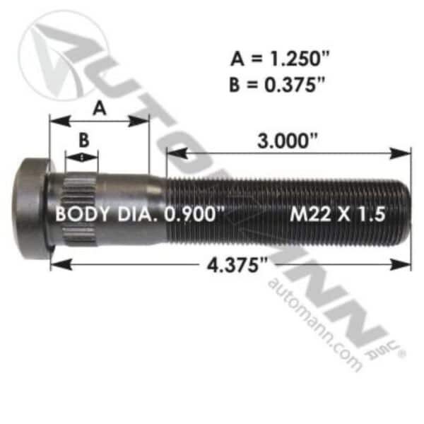 STUD DE ROUE CONMET