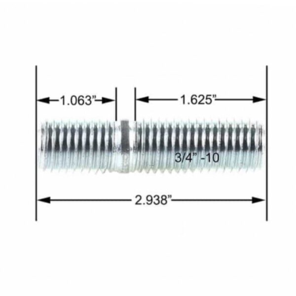 STUD DE ROUE 3/4-10 (ROUE CRAPAUD)