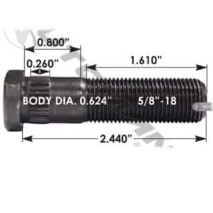 STUD DE ROUES R005612L