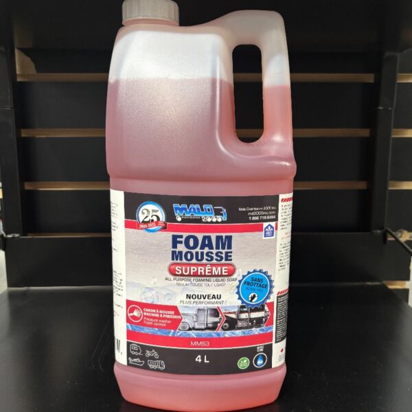 FOAM MOUSSE SUPREME 4 LITRES