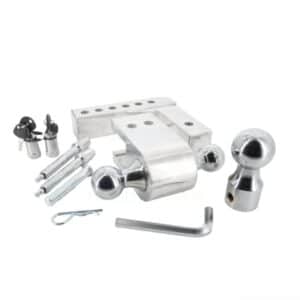BARRE AJUSTABLE REMORQUAGE 3 BOULES  ALUMINIUM