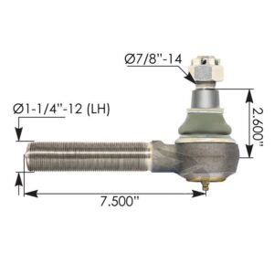 TIE ROD END EMBOUT DE BIELLETTE
