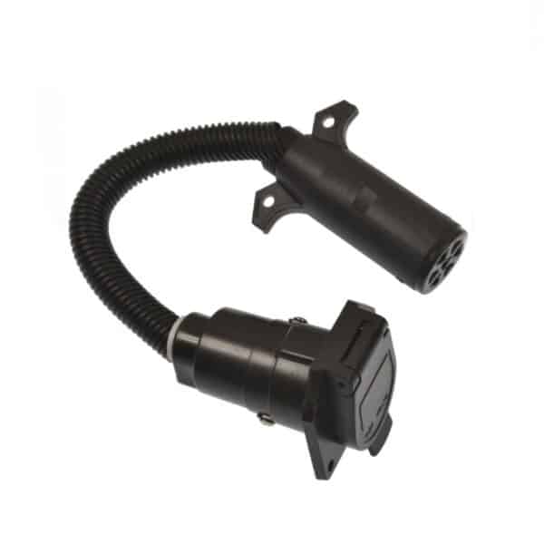 ADAPTEUR REMORQUE PIN PLATE FEM - PIN RONDE MALE