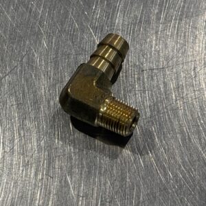 RACCORD BARBILLON 90 DEGRES TUBE 3/8 M-PIPE 1/8