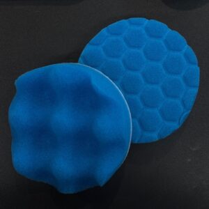 ENSEMBLE DE 2 TAMPONS POLISSAGE BLEU 5''
