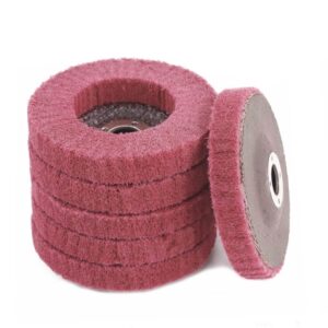 ENSEMBLE 6 DISQUES A LAMELLES 4PO X 5/8 GRAIN 320