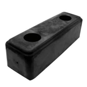 BUTOIR DE CAOUTCHOUC 8PO X 2 5/8 X 2 1/4 POUCES