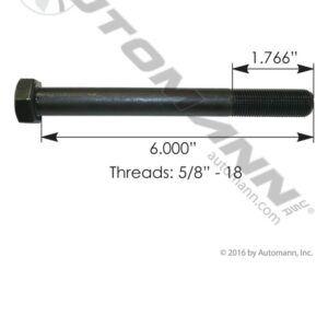 BOLT 5/8-18 X 6 POUCES GR8